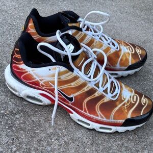Nike Air Max Plus TN Orange Flame Design